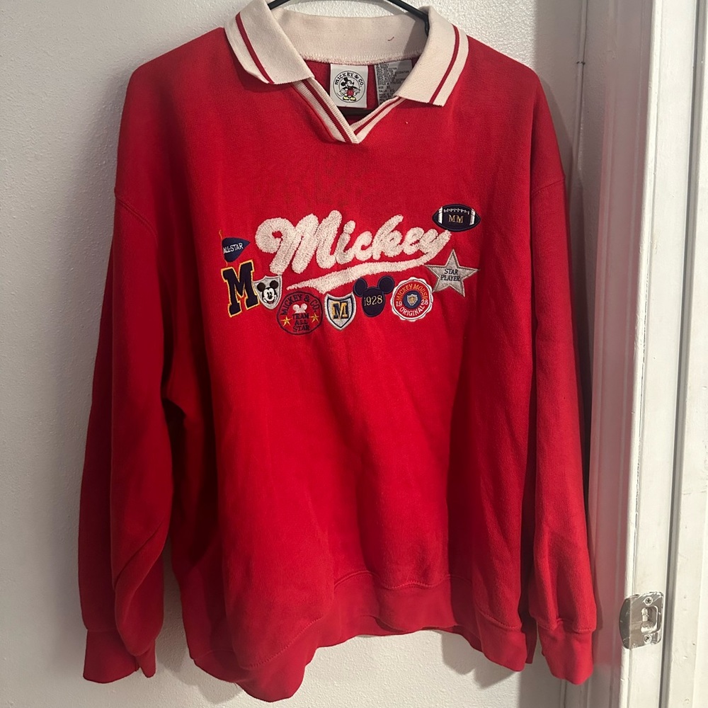 VINTAGE varsity Mickey sweatshirt